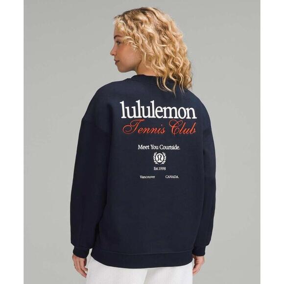 NWT Lululemon Heavyweight Fleece Pullover Graphic - Size Medium - Picture 1 of 3